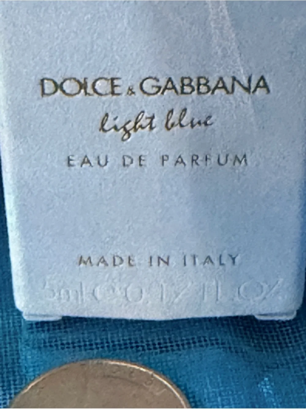 Dolce & Gabbana Light Blue mini/travel NWT